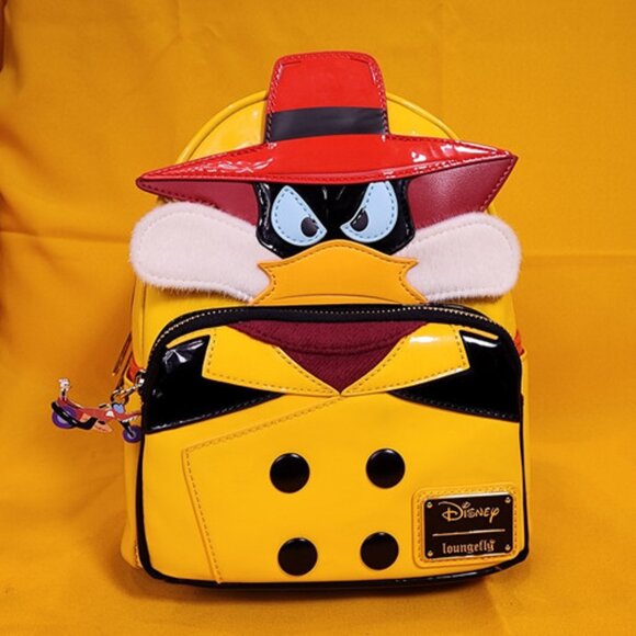 Loungefly Disney Negaduck Cosplay Mini Backpack Darkwing Duck Villain Mallard - Picture 2 of 12
